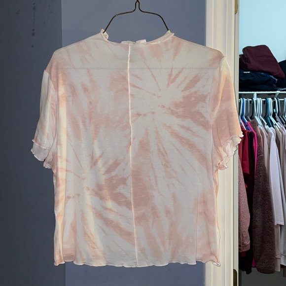 Light pink tie dye t shirt - Picture 1 of 2